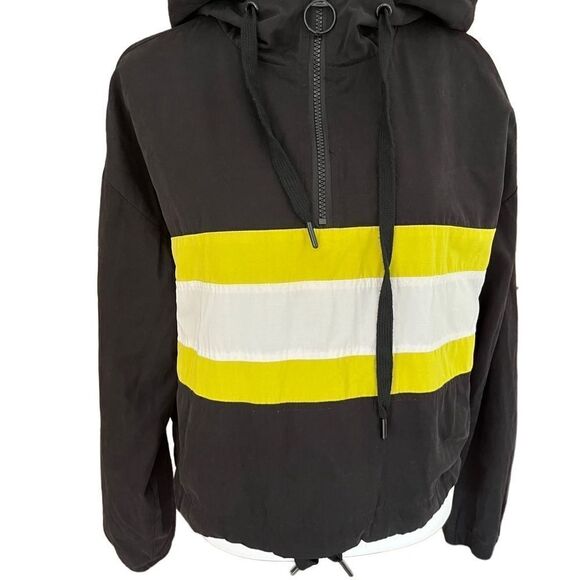 Forever 21 Striped Hooded Anorak, size S - Picture 7 of 12